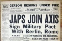 Pacto das Três Potências entre Japão, Alemanha e Itália, assinado em Berlim, em 27 de setembro de 1940